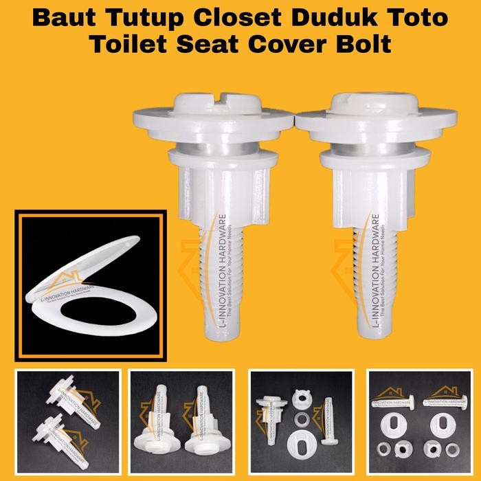 New Baut Tutup Closet Duduk Toto Toilet Seat Cover Bolt Universal