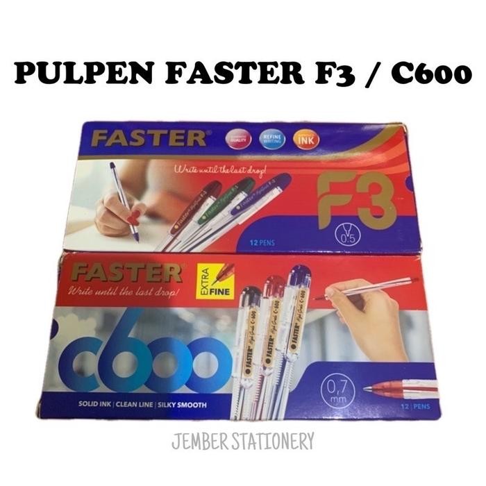 

OJ (12pcs) Pulpen Faster / Faster F3 / Faster C600