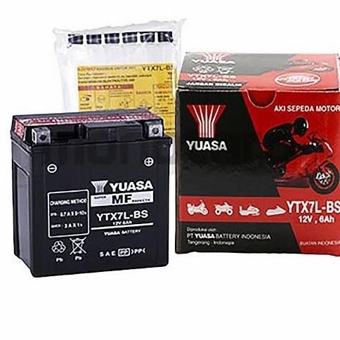 Aki Yuasa Ytx7L-Bs 12V 6Ah