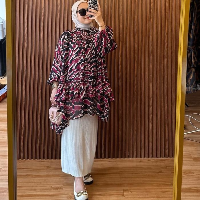 Pilihan- Floral Tunik Motif Bunga By Youbuyofficial