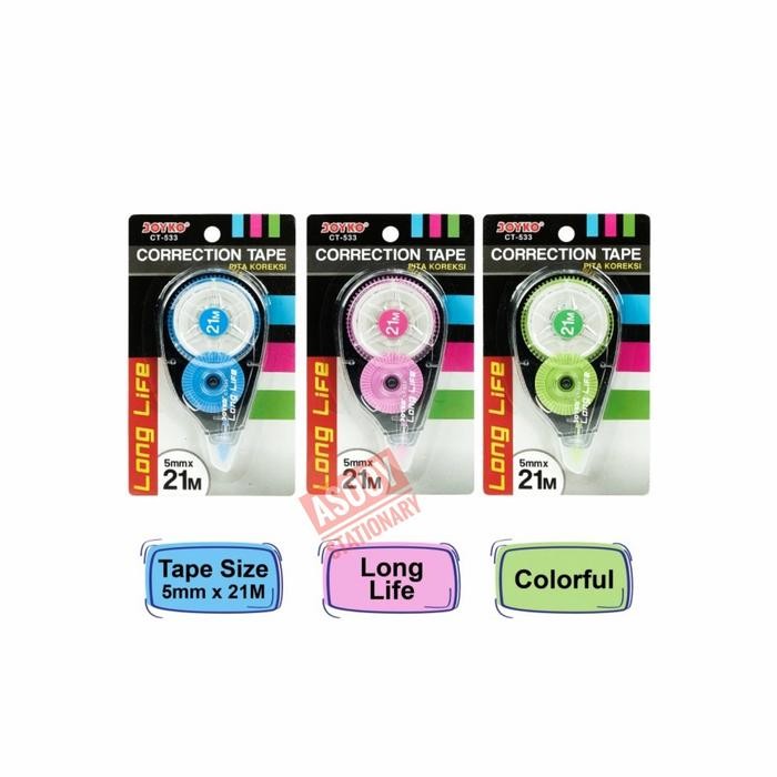 

New Correction tape koreksi JOYKO CT-533