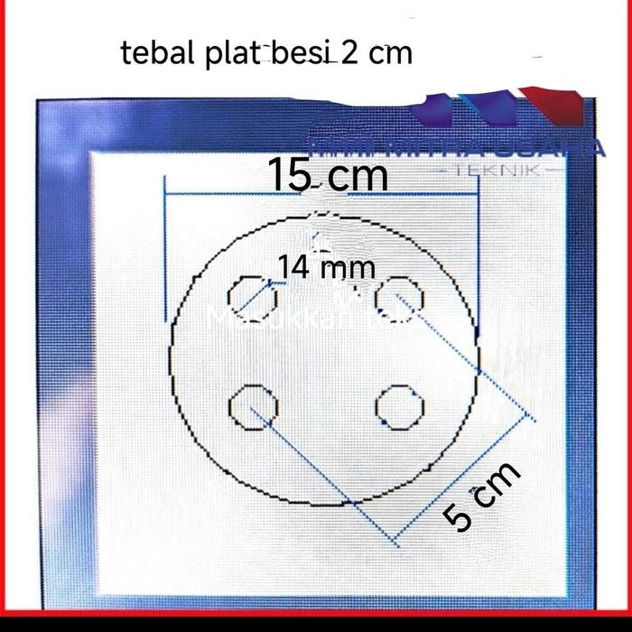 BESI PLAT Tebal 20 mm pesanan