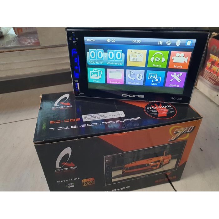 Double Din 7" Deckless Q-One Sq-008