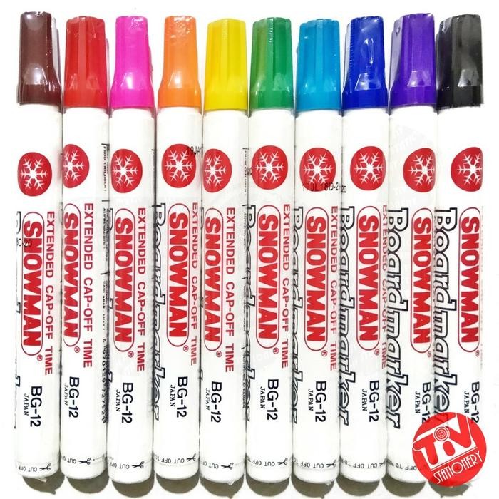 

New Spidol Snowman Boardmarker/ Non Permanen Bisa Dihapus