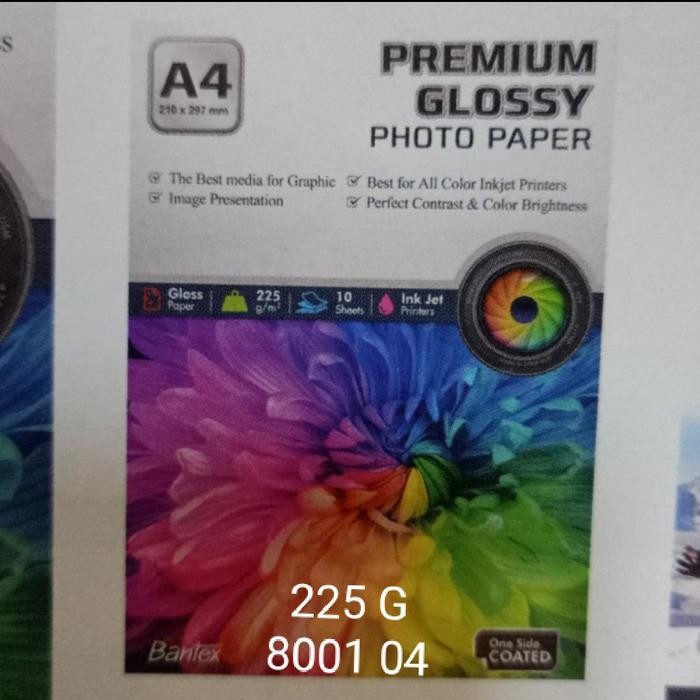 

BANTEX PREMIUM GLOSSY PHOTO PAPER A4
