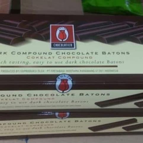 

Stok Baru tulip chocolate compound stick 250gr