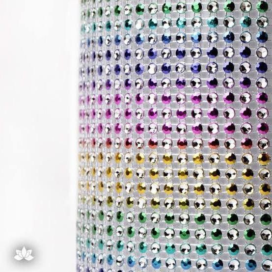 

Stok Baru Glam Ribbon Silver Rainbow Non Edible