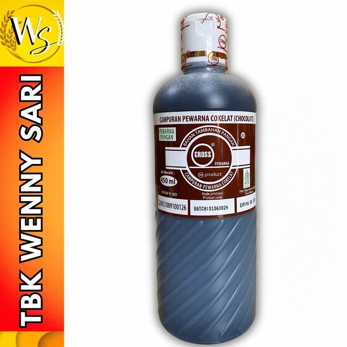 

Stok Baru Pewarna Chocolate / Coklat Cross Food Coloring Oil Based 450 ml
