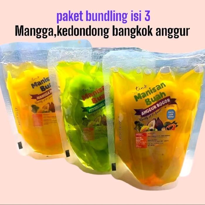 

Stok Baru PAKET ISI 3 BUNDLING MANISAN MANGGA KEDONDONG BANGKOK ANGGUR BOGOR