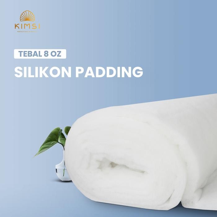 New Silikon dacron padding lembaran tebal 8Oz meteran lebar 2,1 meter