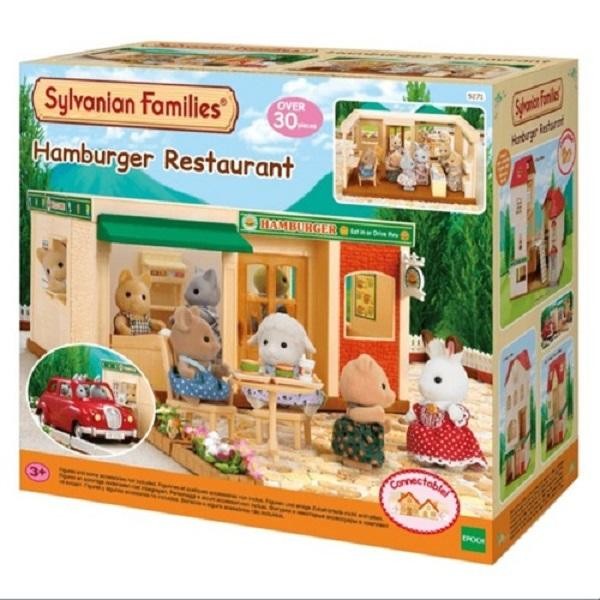 Mainan Koleksi Sylvanian Families Hamburger Restaurant Set