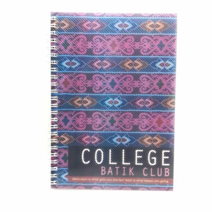 

Buku Tulis Spiral Kenko A5 Batik Club