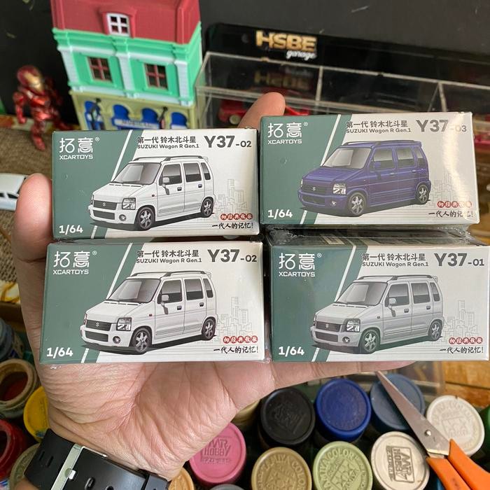 Pilihan- Diecast Karimun Wagor R Kotak Miniatur Xcastoys 1/64