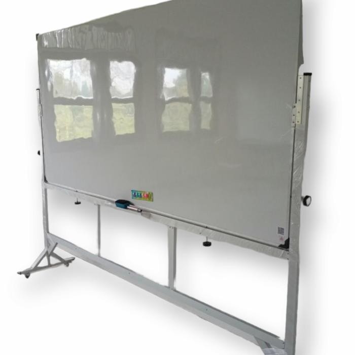 

whiteboard standing double face magnetic 120 x 160 cm