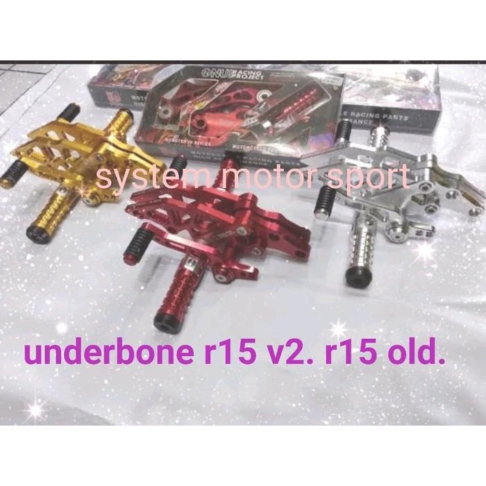 Menarik Underbone Nui R15 V2 Underbone R15 Lama R15 Old Footstep Underbone R15 Terlariss 
