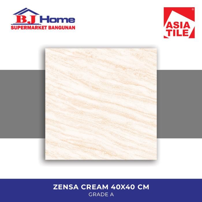 Asia Tile Zensa Cream 40X40 KW 1 - Keramik Lantai