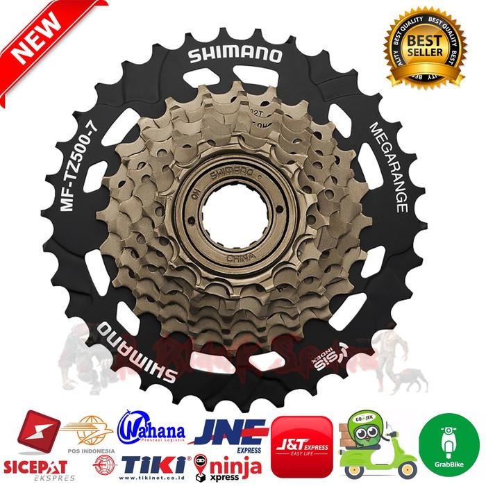 Ready SPROCKET SHIMANO TOURNEY MF TZ31 FREEWHEEL MEGARANGE 7 SPEED 14-34T MO