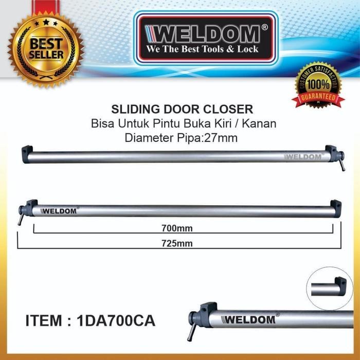 SLIDING DOOR CLOSER/ REL PENUTUP PINTU GESER OTOMATIS - WELDOM