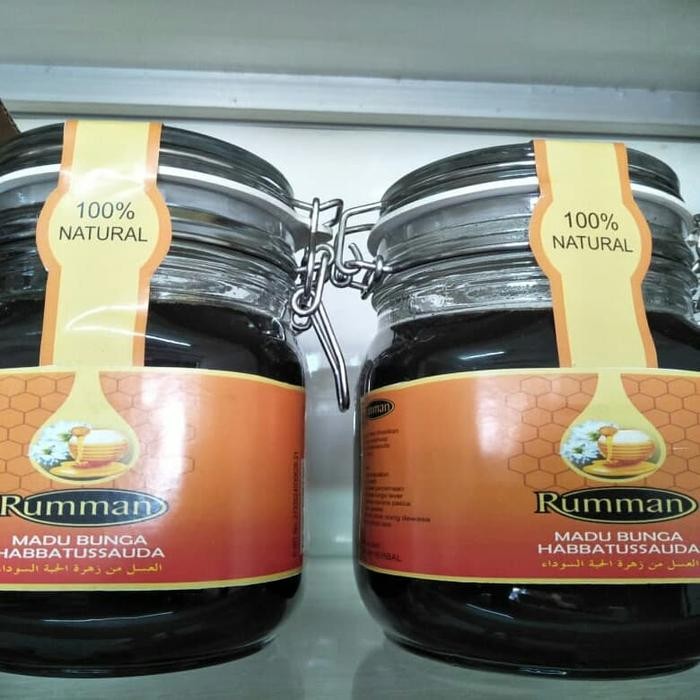 MADU BUNGA HABBATUSSAUDA RUMMAN JINTEN HITAM 1 KG BUKAN AL SHIFA COD GRATIS ONGKIR