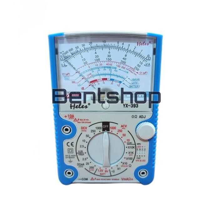 MULTITESTER MULTIMETER HELES YX-393 YX393 YX 393 ORIGINAL HELES