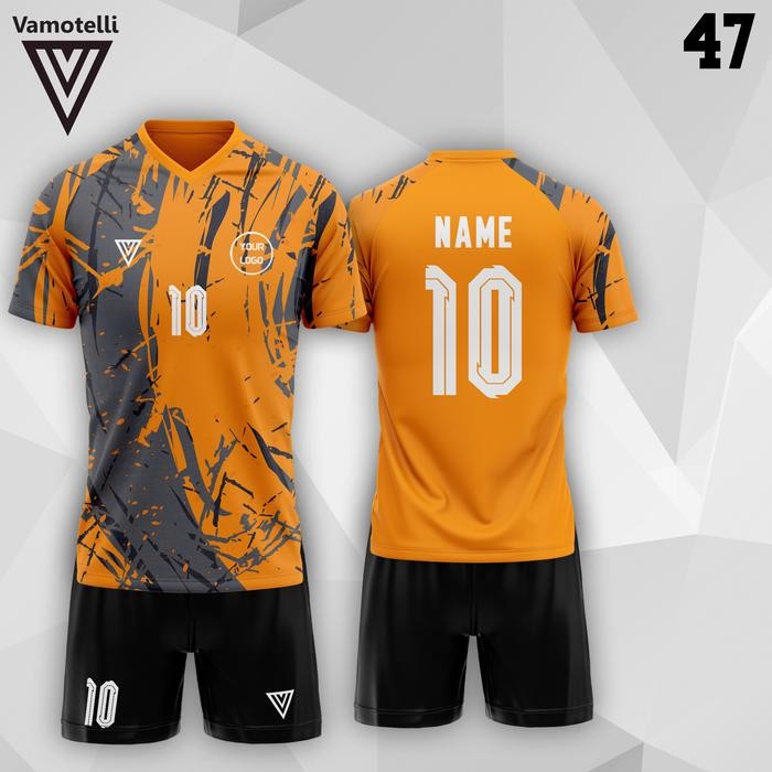 Baju Bola Stelan Futsal Bola Jersey - Vamotelli (Design SUBLIM #112)