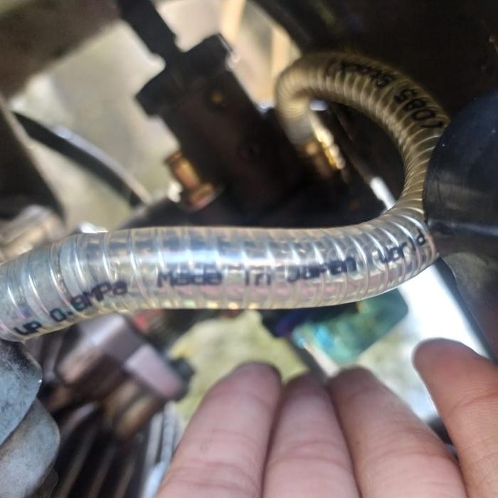 Selang Bensin Motor Bening Transparan Karbu Rxking Tiger Vespa Dll