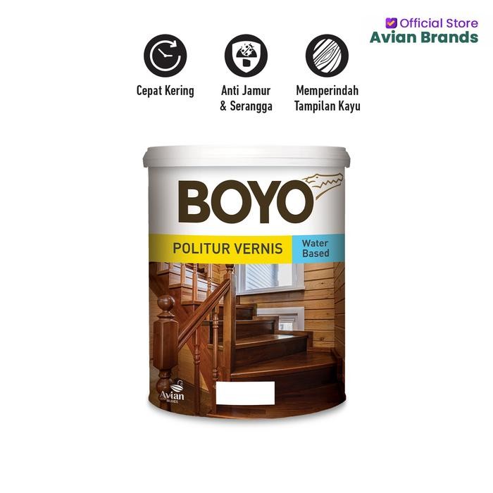 Boyo Politur Vernis Water Based 1 KG