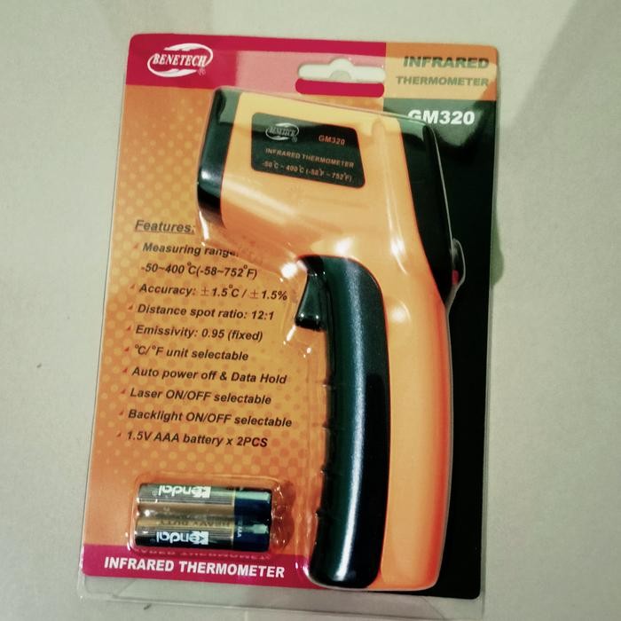 BENETECH GM320 ORIGINAL INDUSTRIAL INFRARED THERMOMETER THERMOGUN