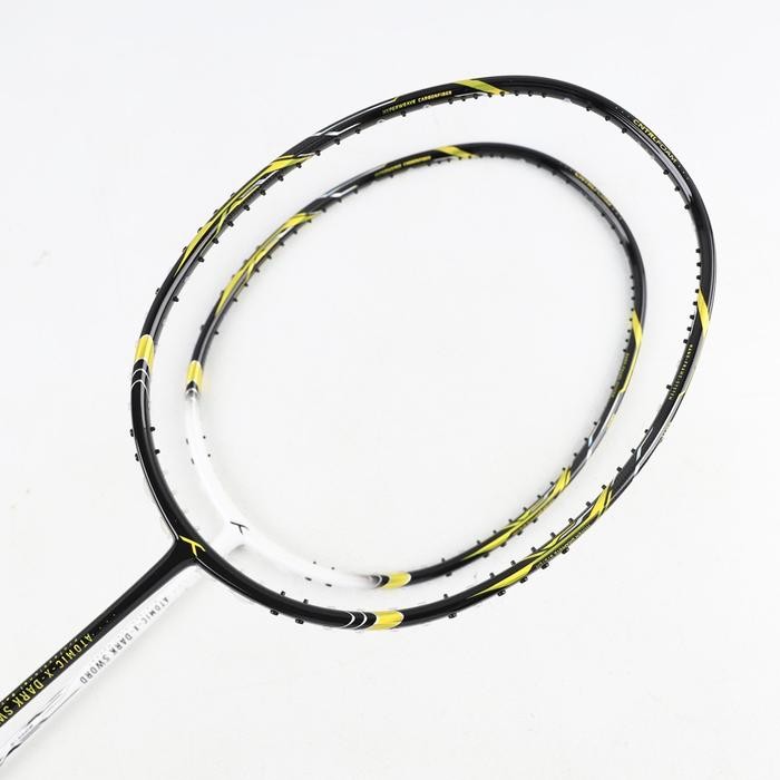 RAKET BADMINTON HUNDRED ATOMIC - X / ATOMIC-X DARK SWORD - WHITE