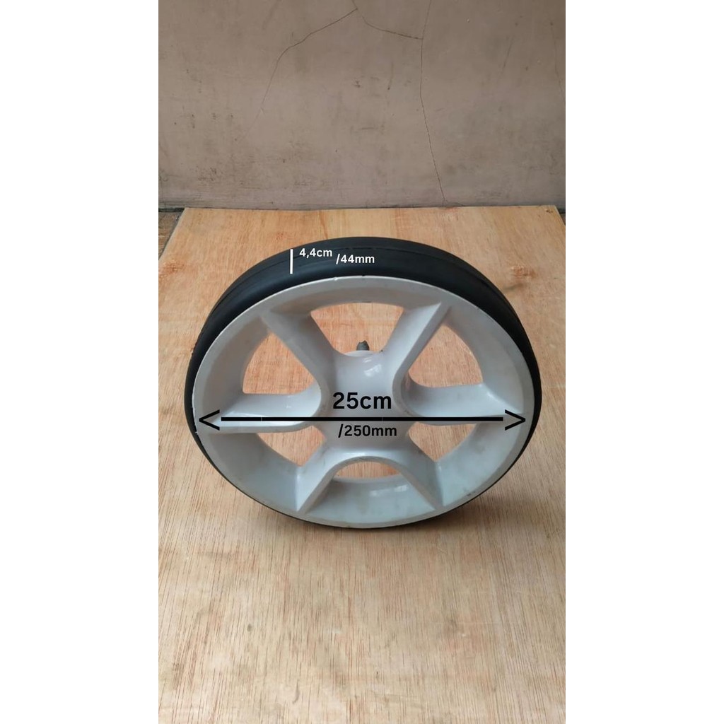 Karet ban roda stroller ukuran velg 25cm ban roda stroller bayi
