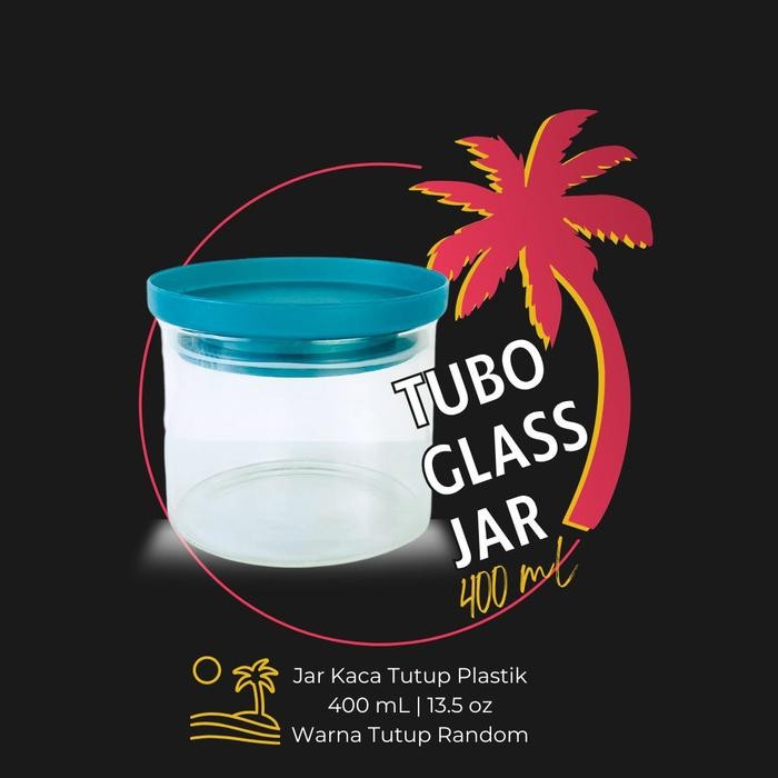 TUBO Glass Jar 450 mL Toples Kaca Kedap Udara Jar Kaca