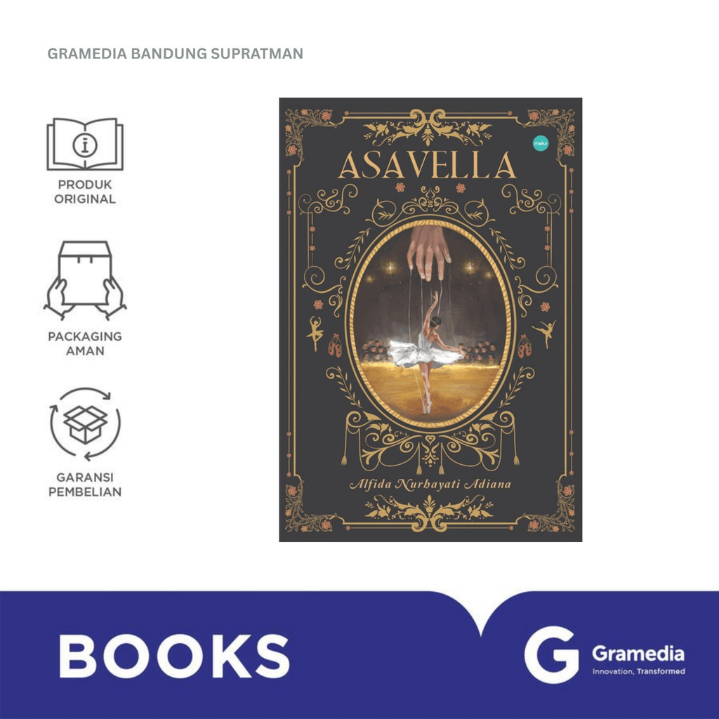 Gramedia Bandung Supratman | Buku Novel ASAVELLA | Buku Novel Best Seller | Buku Novel Original Gram
