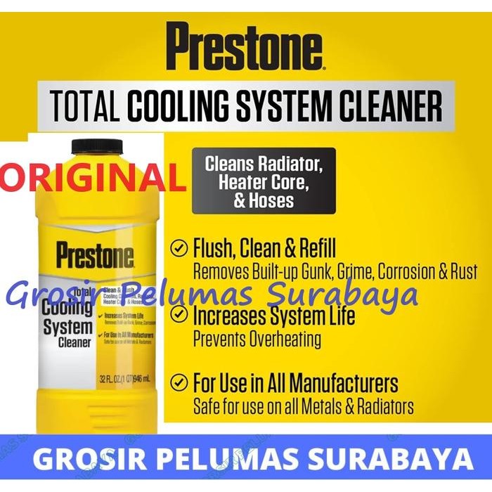 pembersih penguras tangki radiator Flushing - Prestone Total Cooling System - Prestone Radiator