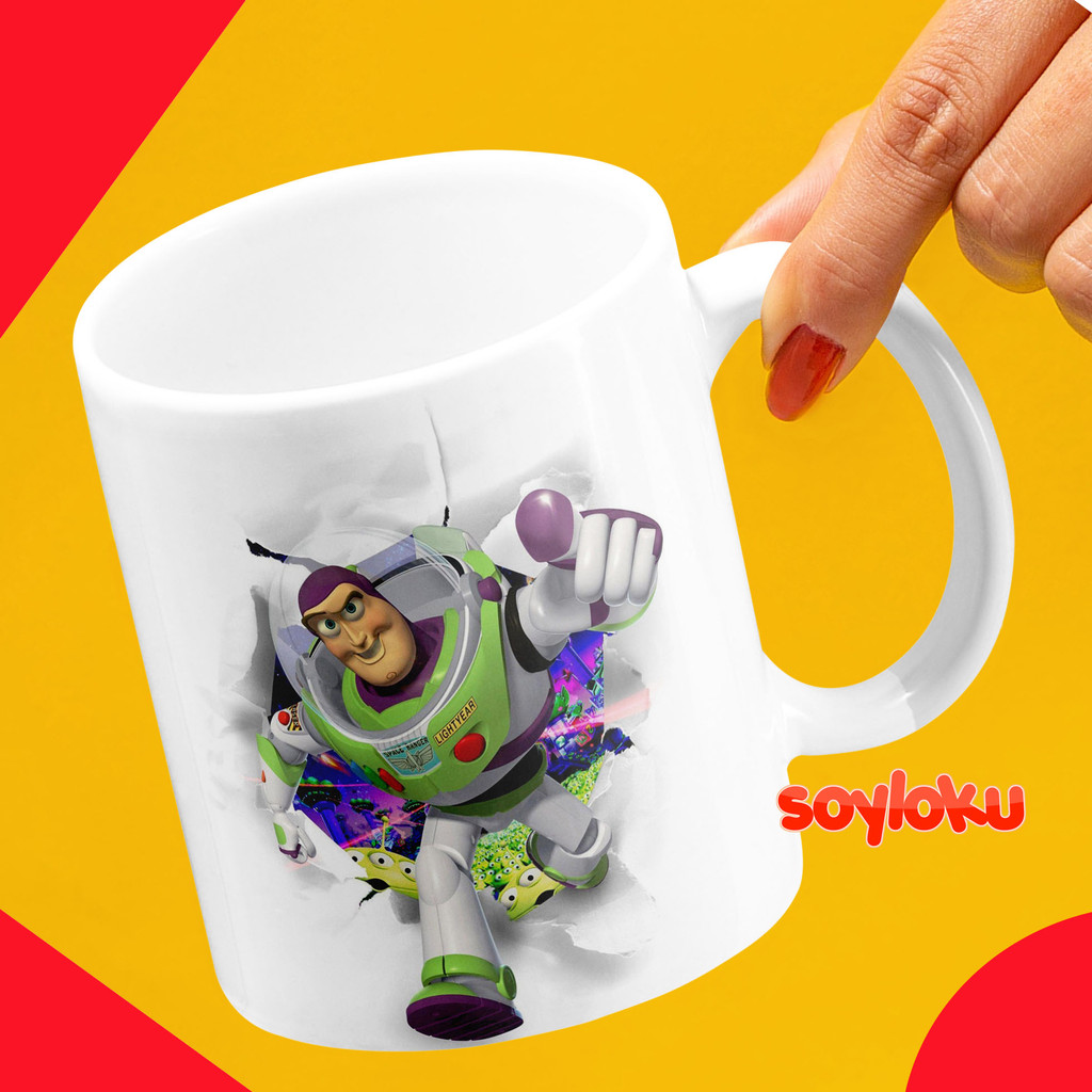 Buzz Lightyear Toy Storys Ceramic Mug Hadiah Gelas Minum