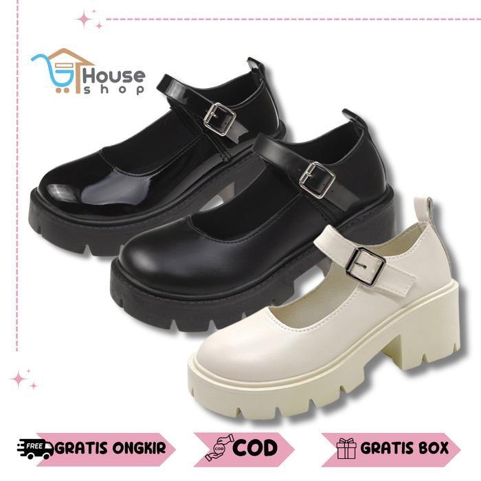 Adorable - Gratis Box Sepatu Boots Wanita Harajuku Style Fashion Trendy Premium Shoes