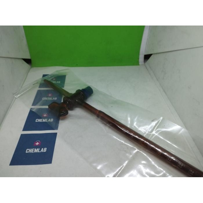 Buret Amber 25Ml. Burette Amber Glass, Buret Coklat