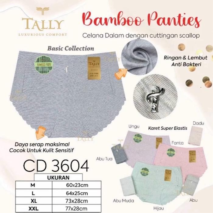 yrka- Grosir Cd Tally 3604 Seamless Katun Halus Lembut Nyaman Ringan