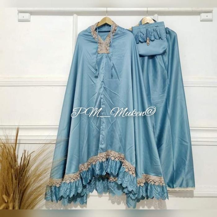 MUKENA SUTRA VELVET MEWAH RENDA