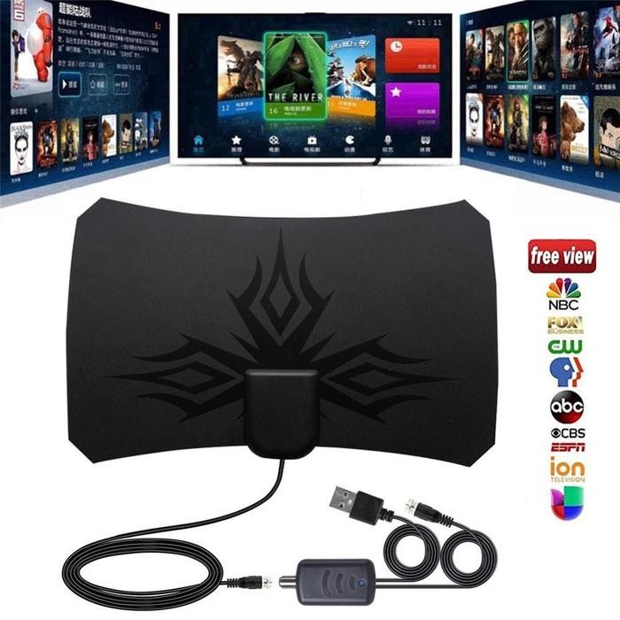 3j4e- Antena Tv Digital/Antena Tv Indoor/Antena Tv Led/Dalam Rumah