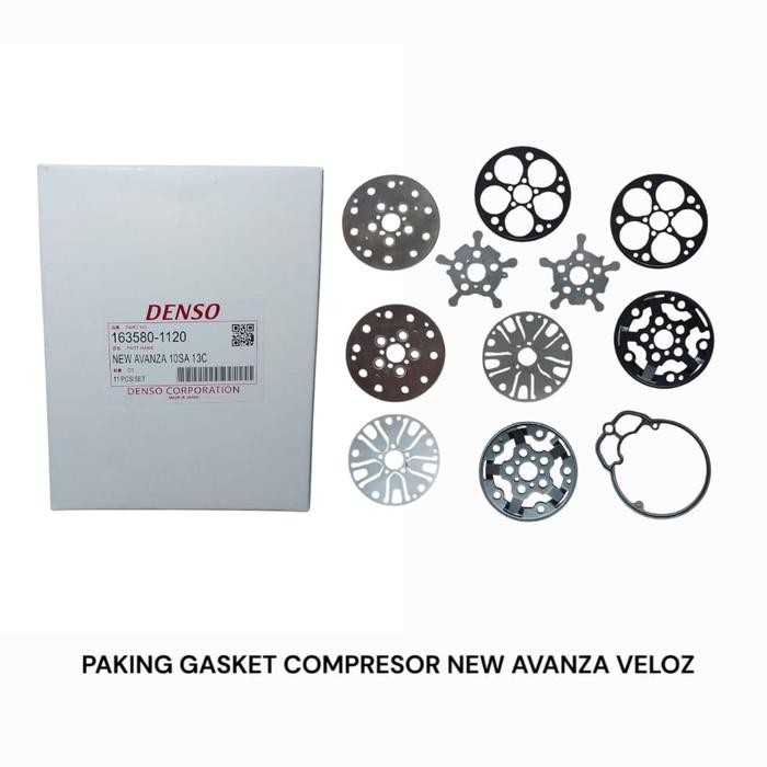 Paking Kompresor Gasket Klep Compressor Ac Mobil Toyota New Avanza Veloz