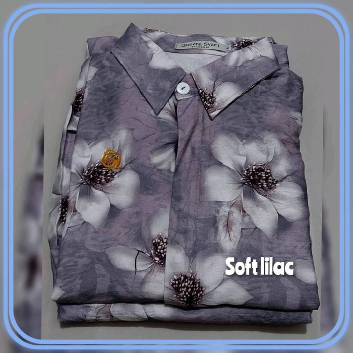 de68- Queenasyari - Ericca Set Kulot ( Tanpa Hijab ) Setelan Muslim Daily Wanita Dewasa