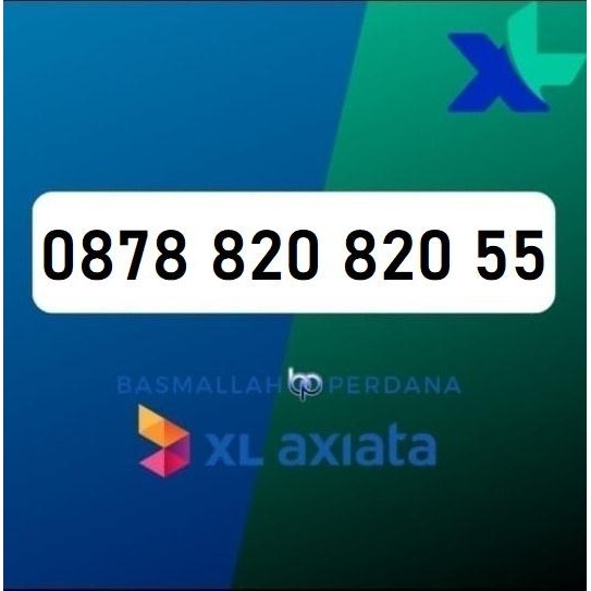 Nomor Cantik XB78 820 820 55 Perdana XL 4G 5G YOP925