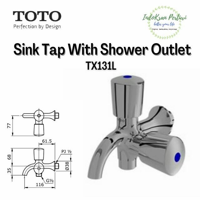 Kran Cabang Toto Tx131L - Keran Cabang - Kran Toto