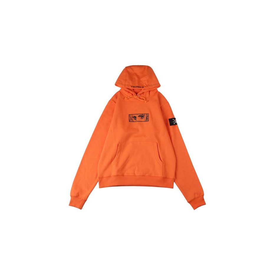 Sale W.Essentiels X One Piece Type Face Nami Oversize Hoodie Orange