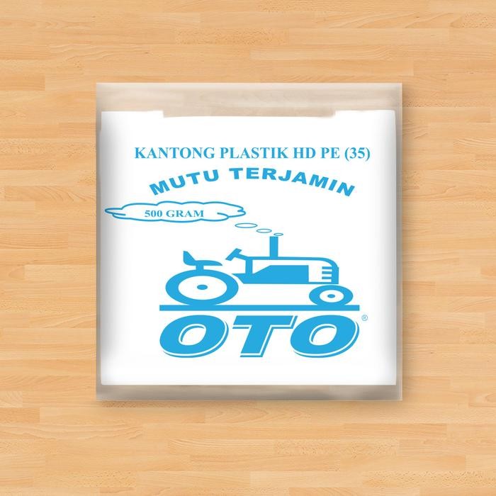 OTO HD PLASTIK PUTIH SUSU 40X60 / KANTONG PLASTIC KRESEK / TAS BELANJA