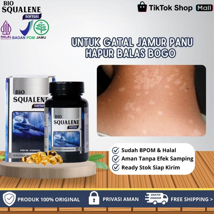 dgsc- Bio Squalene - Untuk Penghilang Panu, Hapuran, Penyakit Kulit, Panu Di Badan, Di