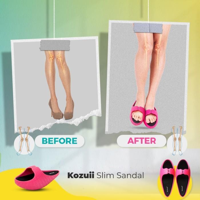 db0d- Bundle 2 Sandal Terapi Generasi 3 Woman + Healthy Shoes Slim Sandal