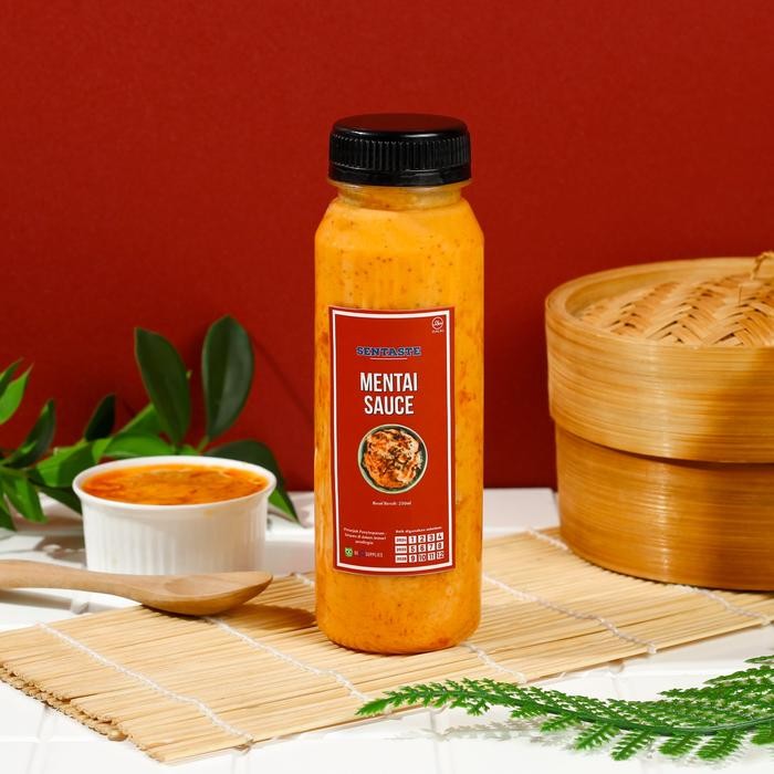 Mentai Sauce SenTaste 250ml - Saus Mentaiko Saos Sushi Rice Tobiko