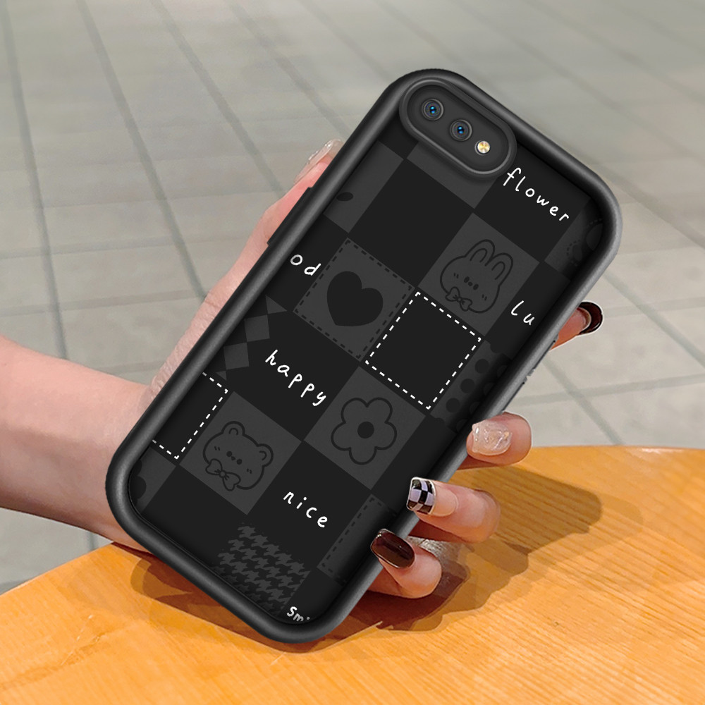 Casing Hp Untuk Realme C2 Phone Case Softcase Kesing Soft Garis Catur C8 5429 DLJ