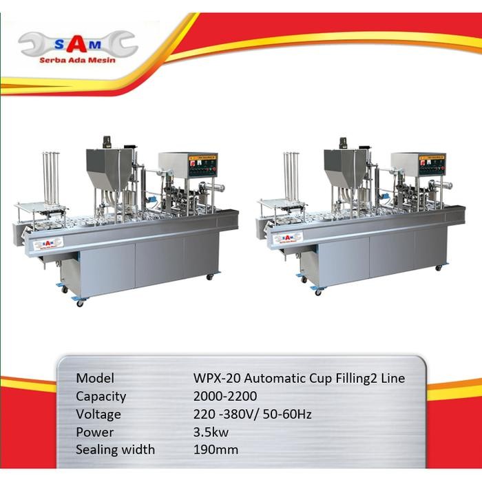 PRODUK Auto Cup Filling Sealing 2 Line